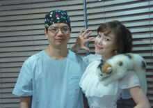 Pop artist Nancy Lang visited View Plastic Surgery Clinic.